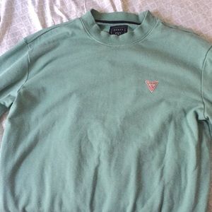Guess Mint Green Crewneck Sweatshirt L